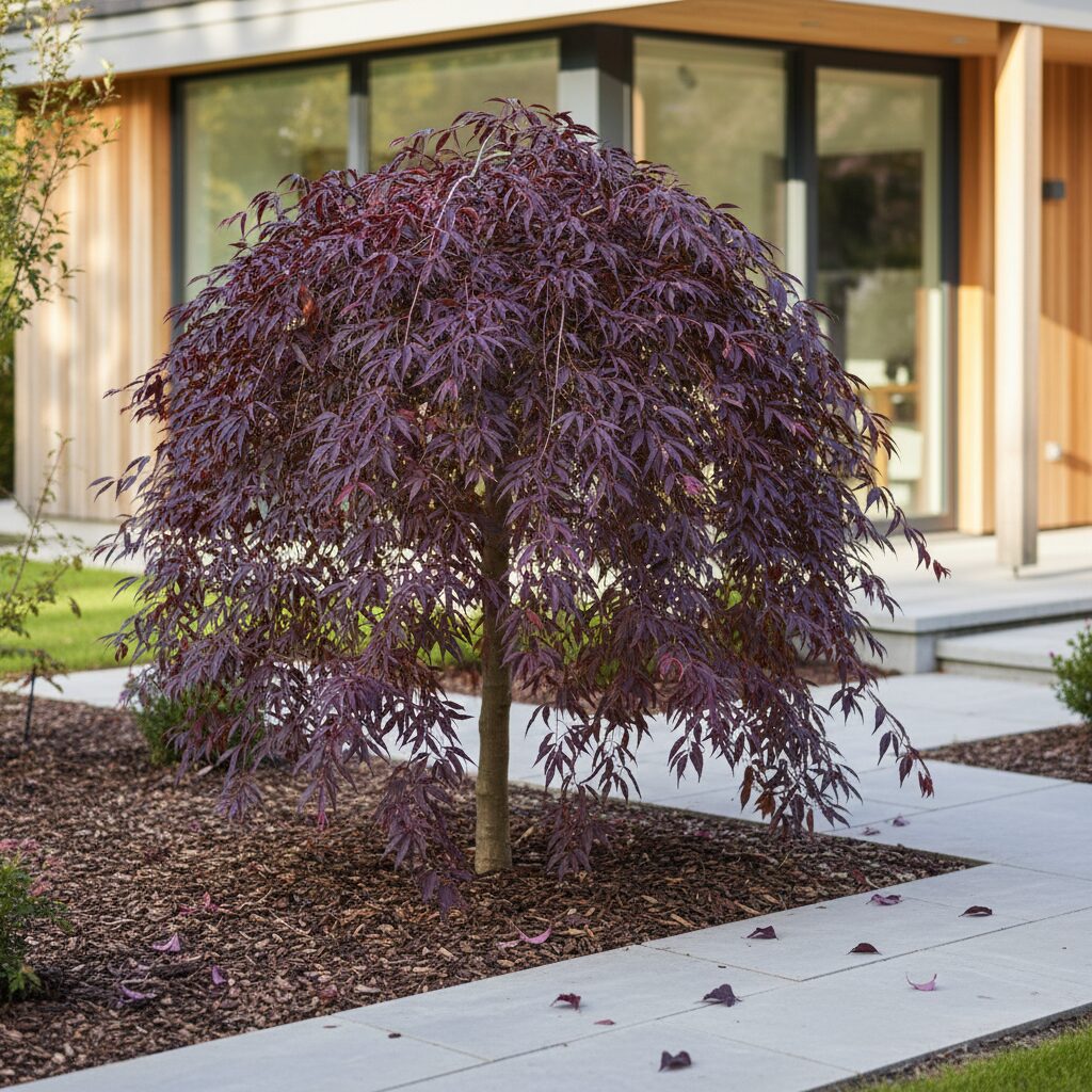 Grujecznik japoński Rotfuchs — jak uprawiać tę purpurową perłę?