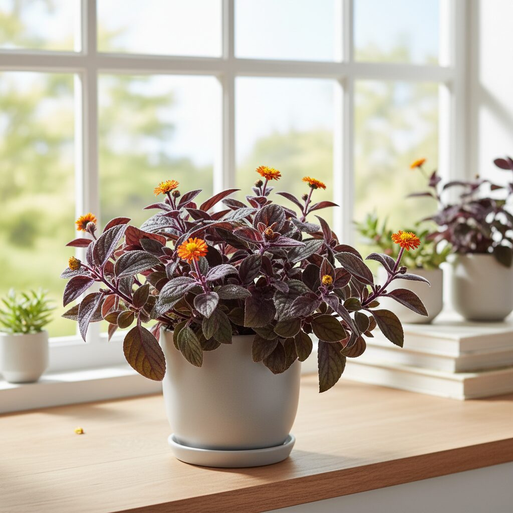 Gynura aurantiaca — jak uprawiać tę niezwykłą roślinę?