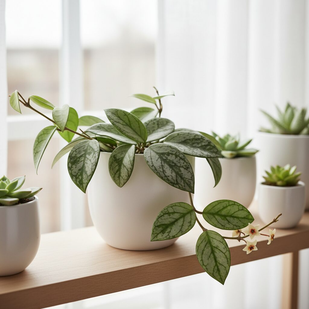 Hoya krohniana eskimo — jak dbać o tę srebrzystą piękność?