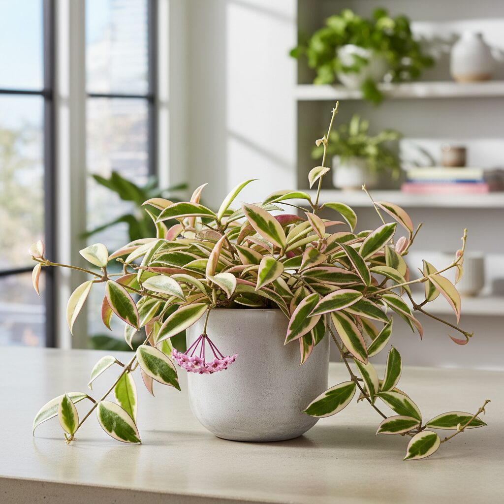 Hoya wayetii tricolor — jak dbać o tę barwną odmianę hoi?