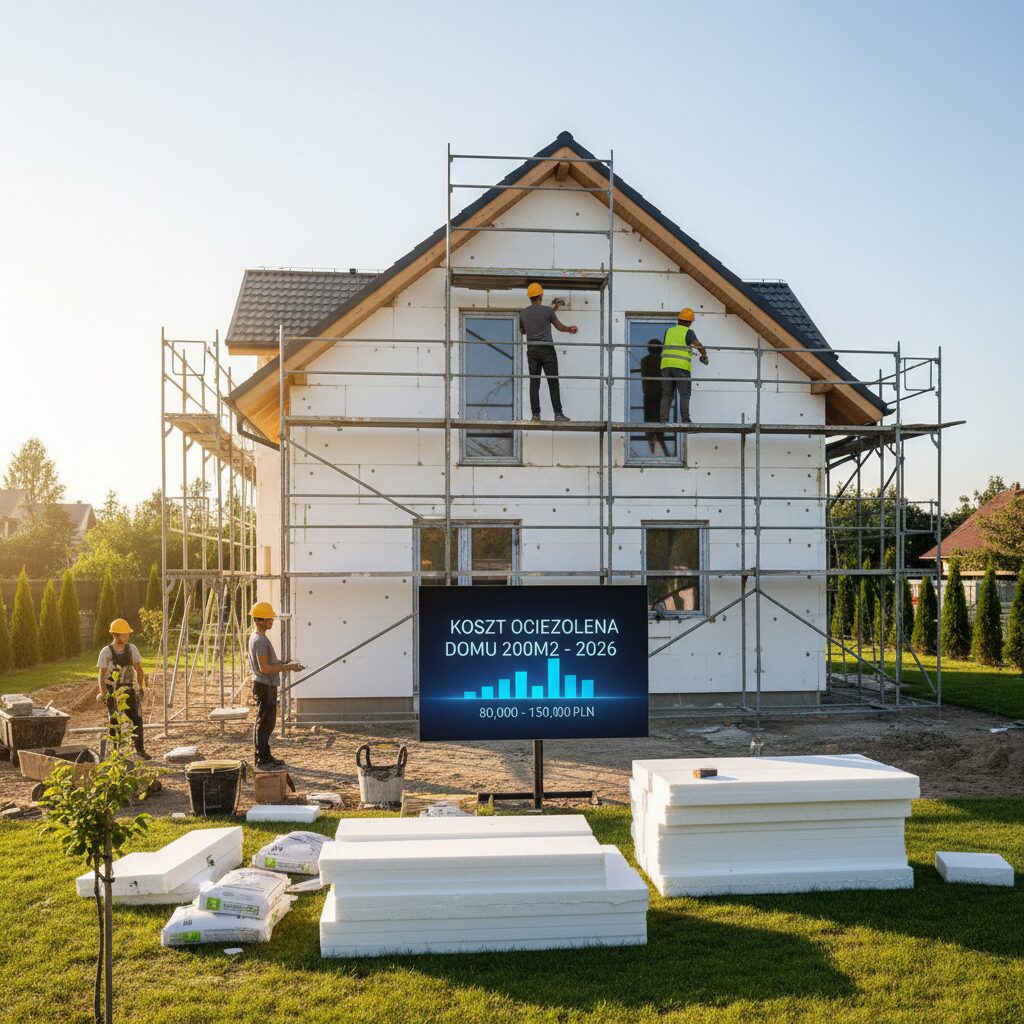 Ile kosztuje ocieplenie domu 200m2? Cennik i porady 2026