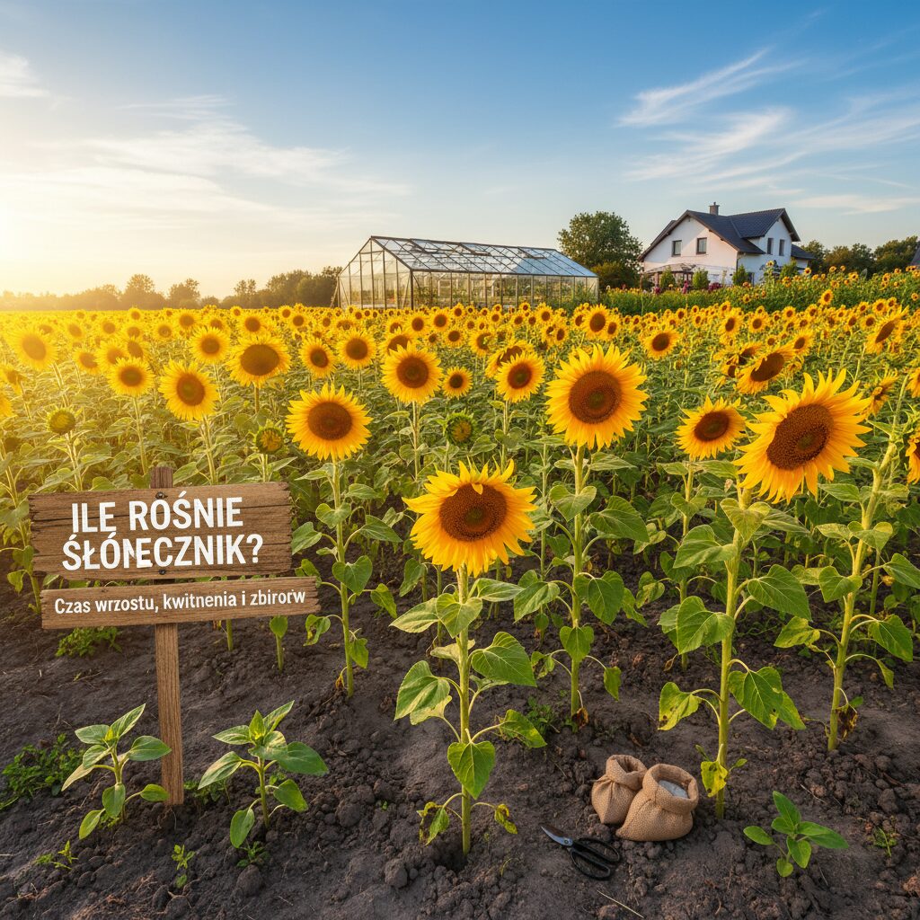 Ile rośnie słonecznik? Czas wzrostu, kwitnienia i zbiorów