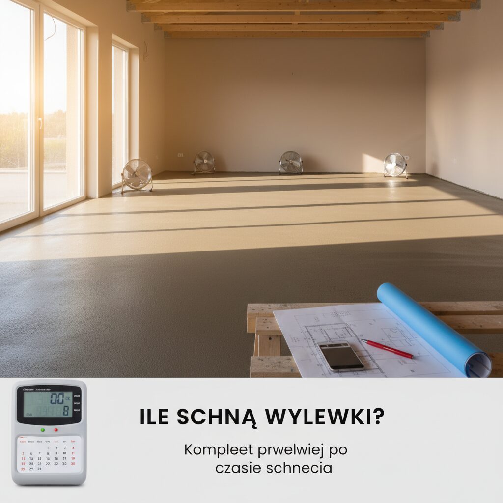Ile schną wylewki? Kompletny przewodnik po czasie schnięcia
