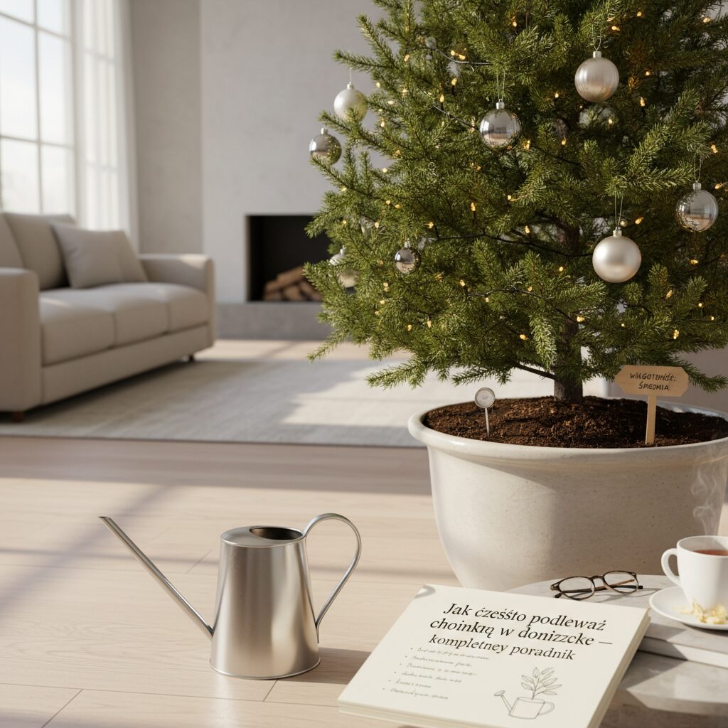 Jak często podlewać choinkę w doniczce — kompletny poradnik