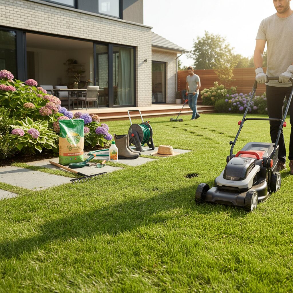 Jak dbać o trawnik? Kompletny przewodnik pielęgnacji krok po kroku