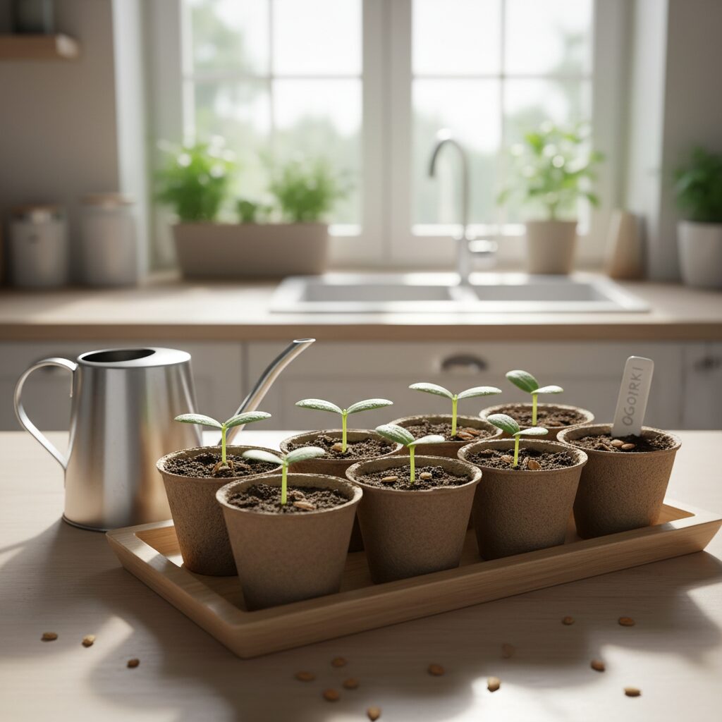 Jak długo wschodzą ogórki? Sprawdź czas kiełkowania