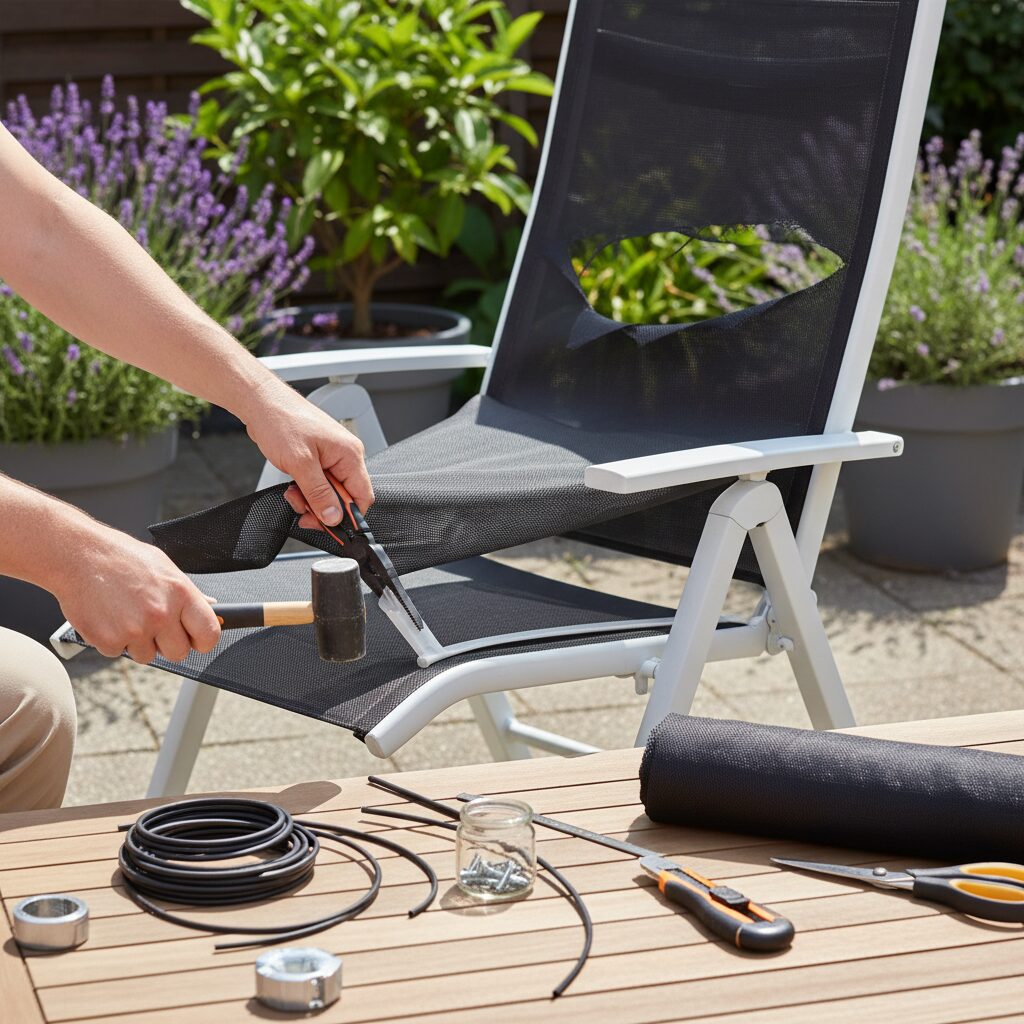 Jak naprawić krzesło ogrodowe z siatki? Kompletny poradnik DIY