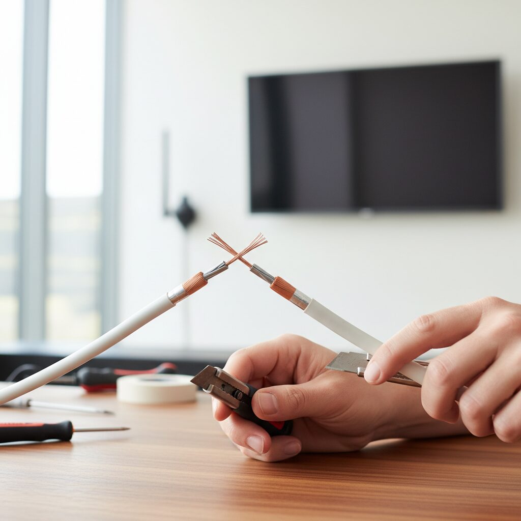 Jak połączyć kabel antenowy bez złączki? Sprawdzone metody