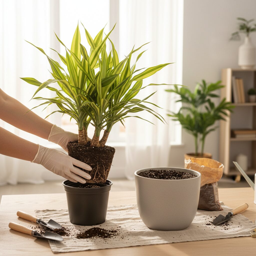 Jak przesadzić dracenę? Kompleksowy poradnik krok po kroku