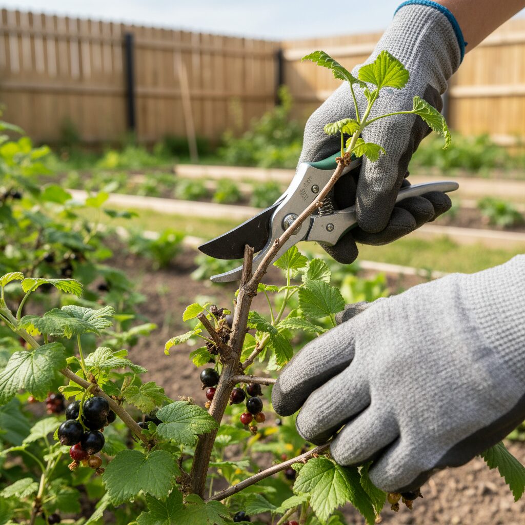 Jak przycinać czarną porzeczkę, aby obficie owocowała?