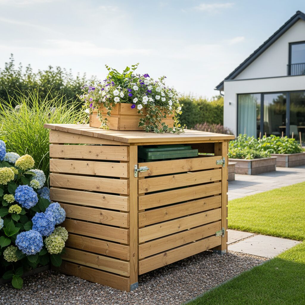 Jak ukryć kosz na śmieci w ogrodzie? Sprawdzone sposoby