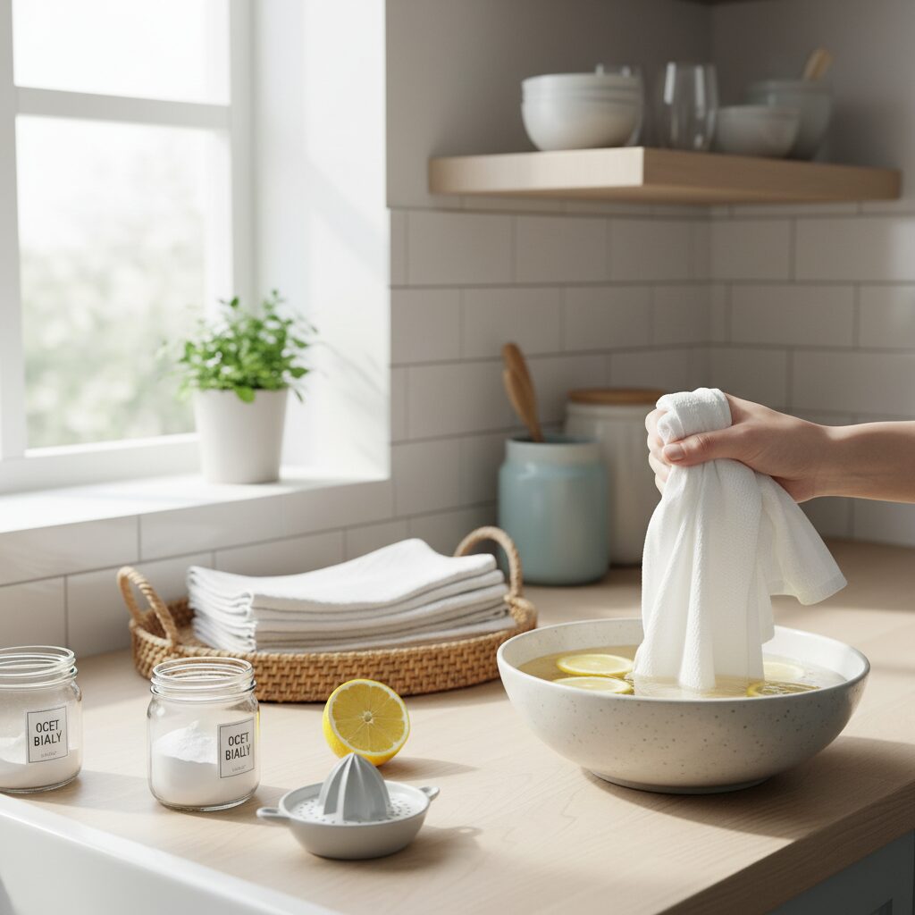 Jak wybielić ścierki kuchenne? Skuteczne i domowe sposoby