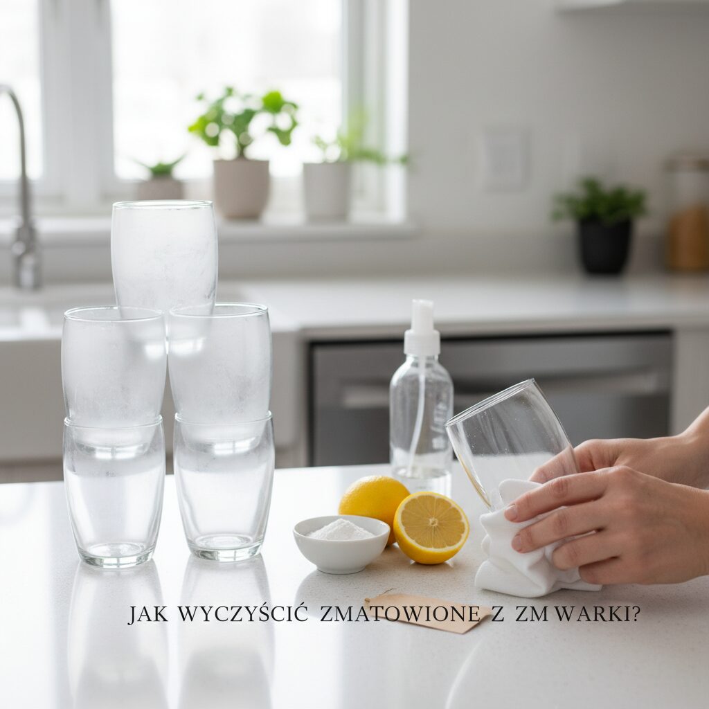 Jak wyczyścić zmatowione szkło ze zmywarki?