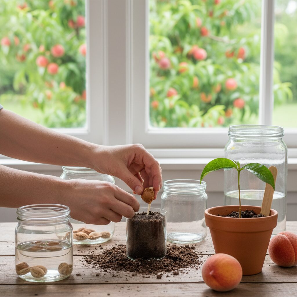 Jak wyhodować brzoskwinie z pestki — kompletny poradnik
