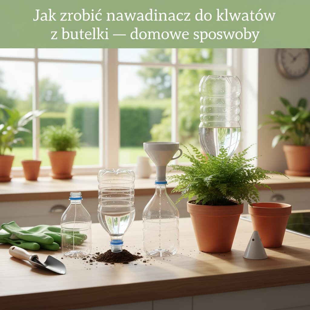Jak zrobić nawadniacz do kwiatów z butelki — domowe sposoby