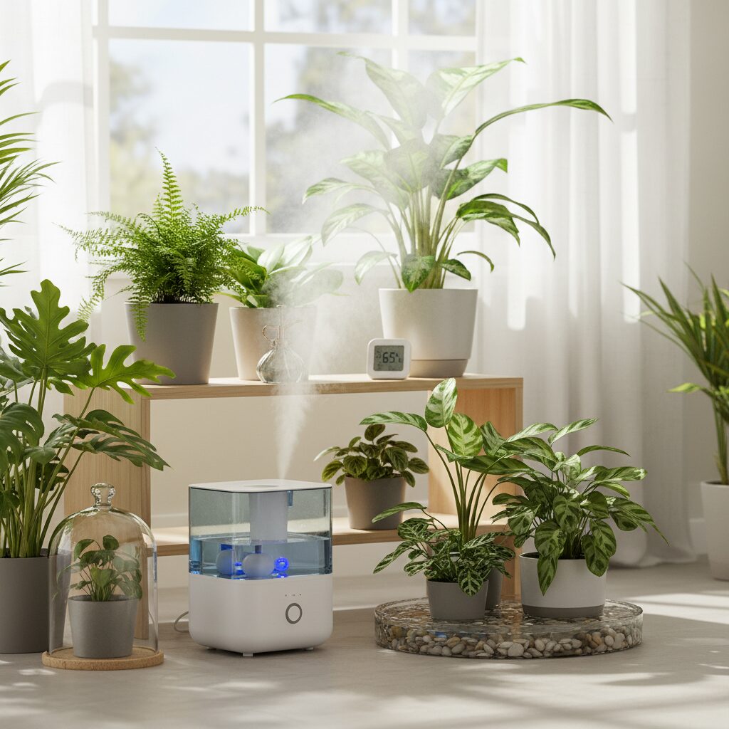 Jak zwiększyć wilgotność powietrza dla roślin?