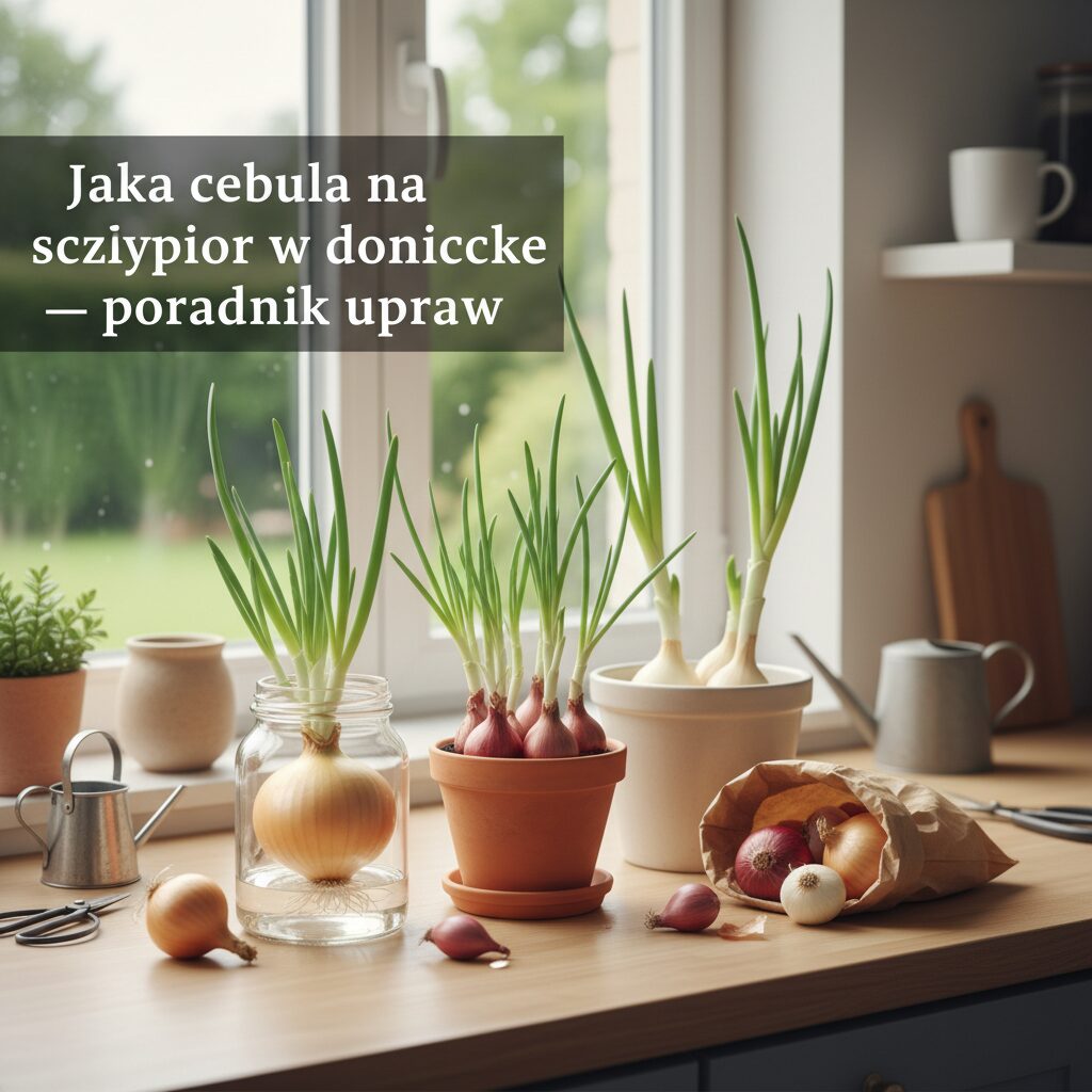 Jaka cebula na szczypior w doniczce — poradnik uprawy