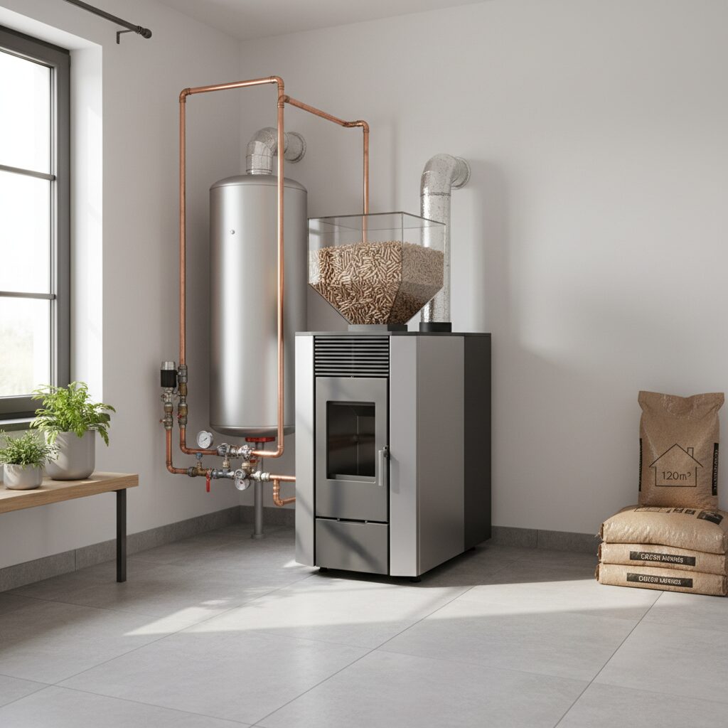 Jaki piec na pellet do domu 120m2 — kompletny poradnik wyboru