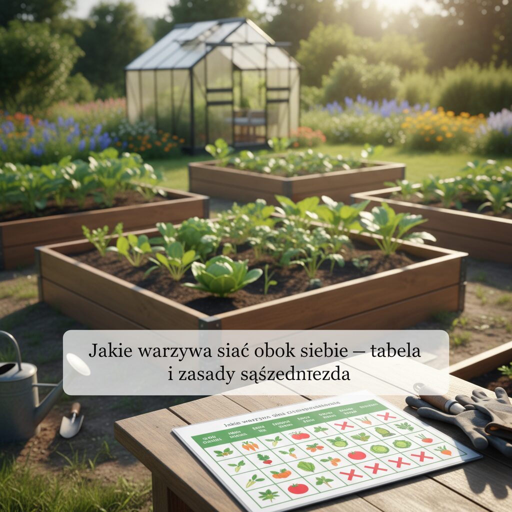 Jakie warzywa siać obok siebie — tabela i zasady sąsiedztwa