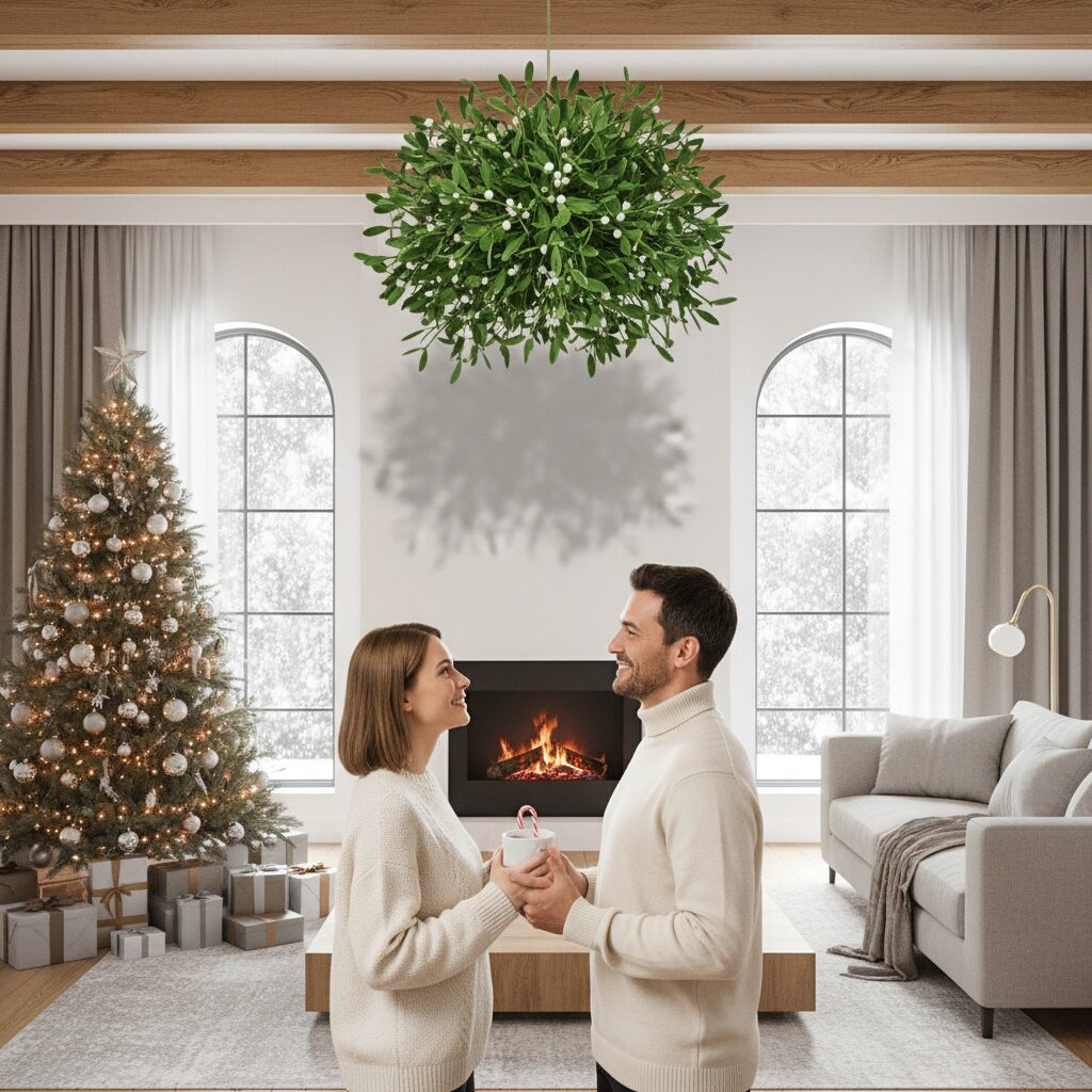 Jemioła na święta — tradycja, symbolika i porady dekoracyjne