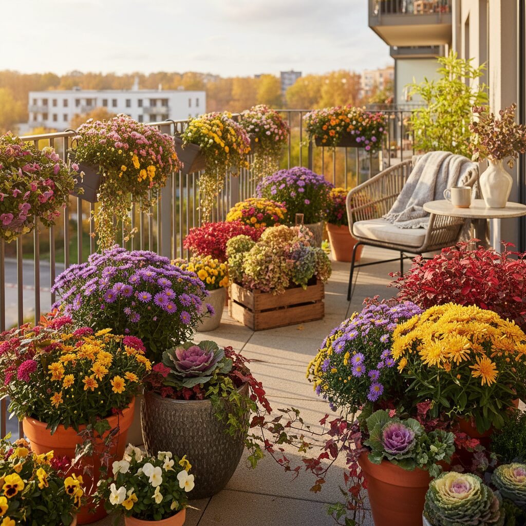 Jakie jesienne kwiaty na balkon wybrać? Kompletny poradnik