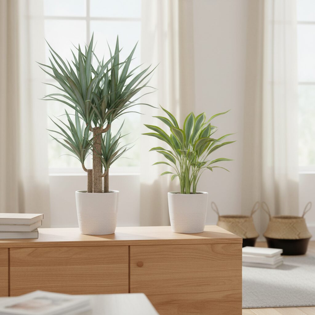 Juka a dracena — jak odróżnić te popularne rośliny doniczkowe?