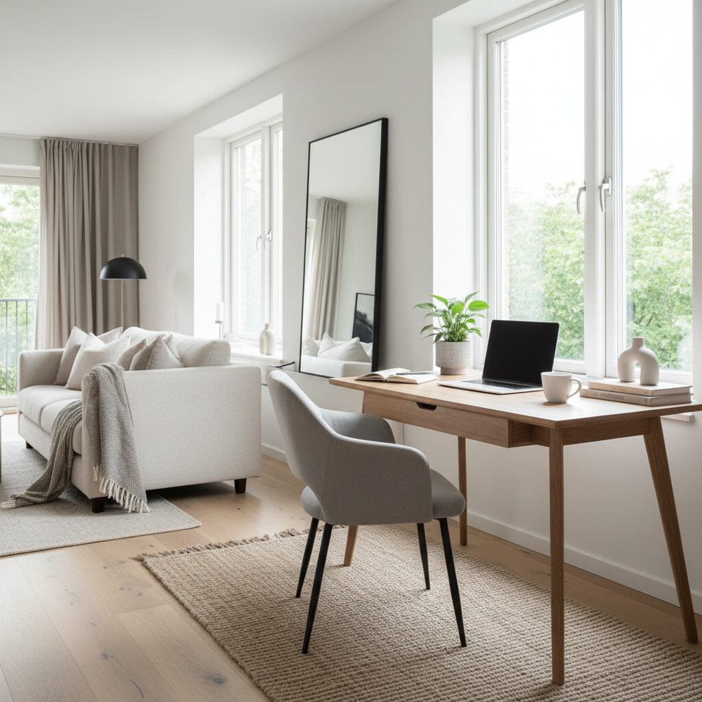 Jak urządzić funkcjonalny kącik do pracy w salonie?