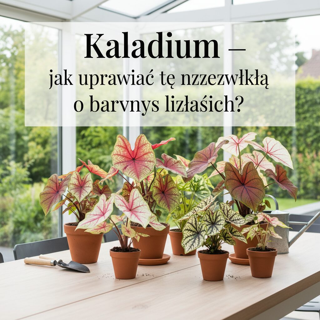 Kaladium — jak uprawiać tę niezwykłą roślinę o barwnych liściach?