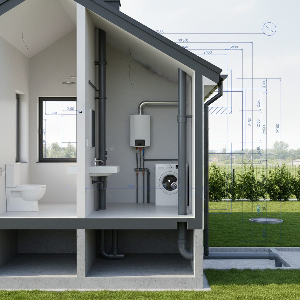 Kanalizacja w domu — jak zaprojektować i wykonać system?