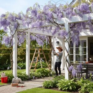 Kiedy przycinać wisterię? Harmonogram dla obfitego kwitnienia