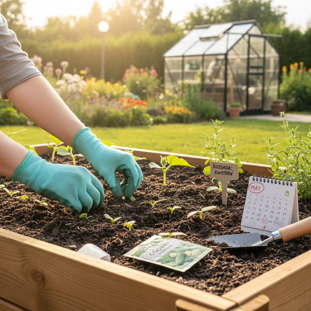 Kiedy siać ogórki? Terminarz siewu do gruntu i na rozsadę