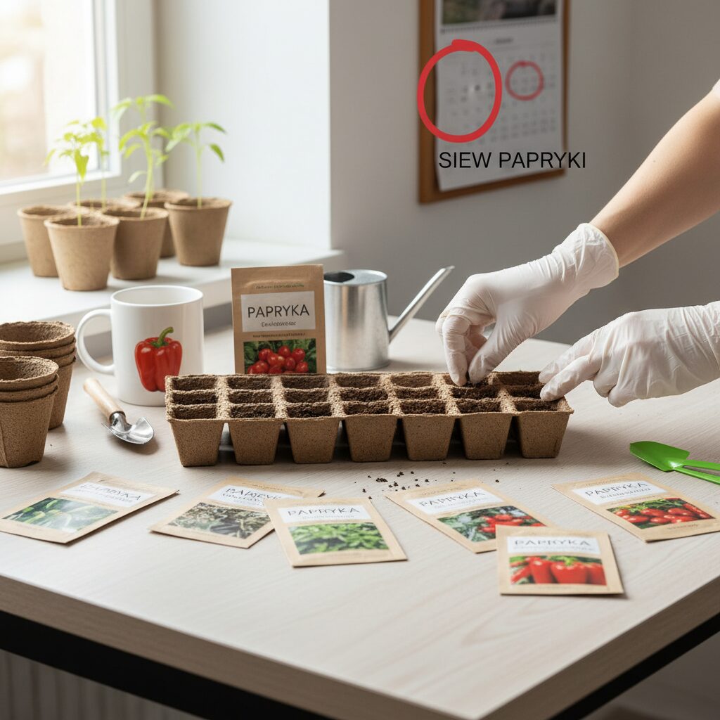 Kiedy siać paprykę? Terminarz siewu i uprawy krok po kroku