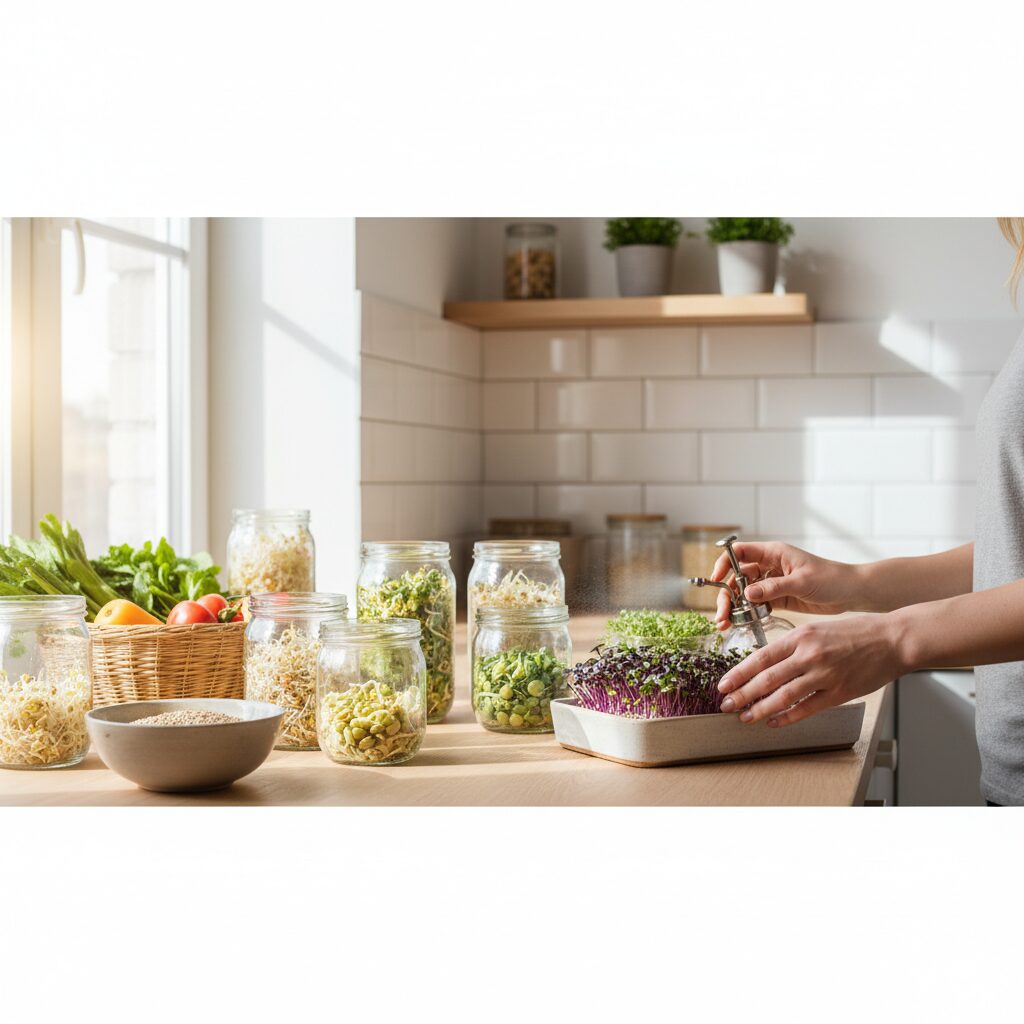 Domowe kiełki — jak uprawiać te superfood w Twojej kuchni?