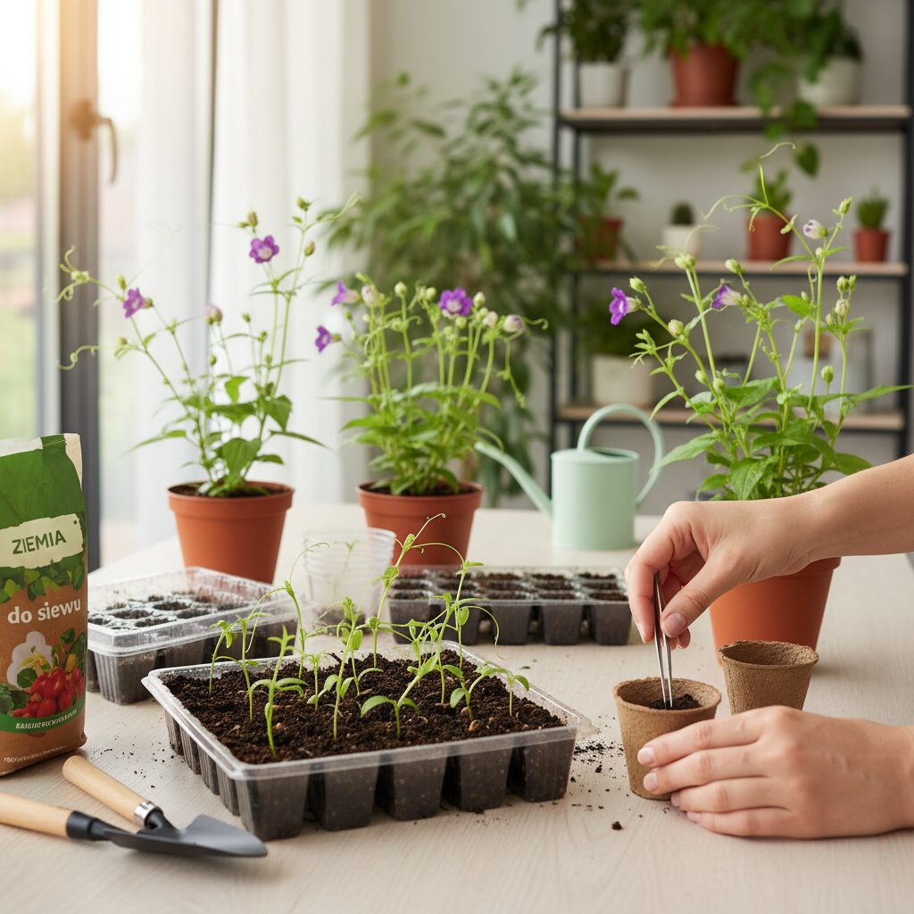 Kobea pnąca uprawa — jak wyhodować sępotnię z nasion?