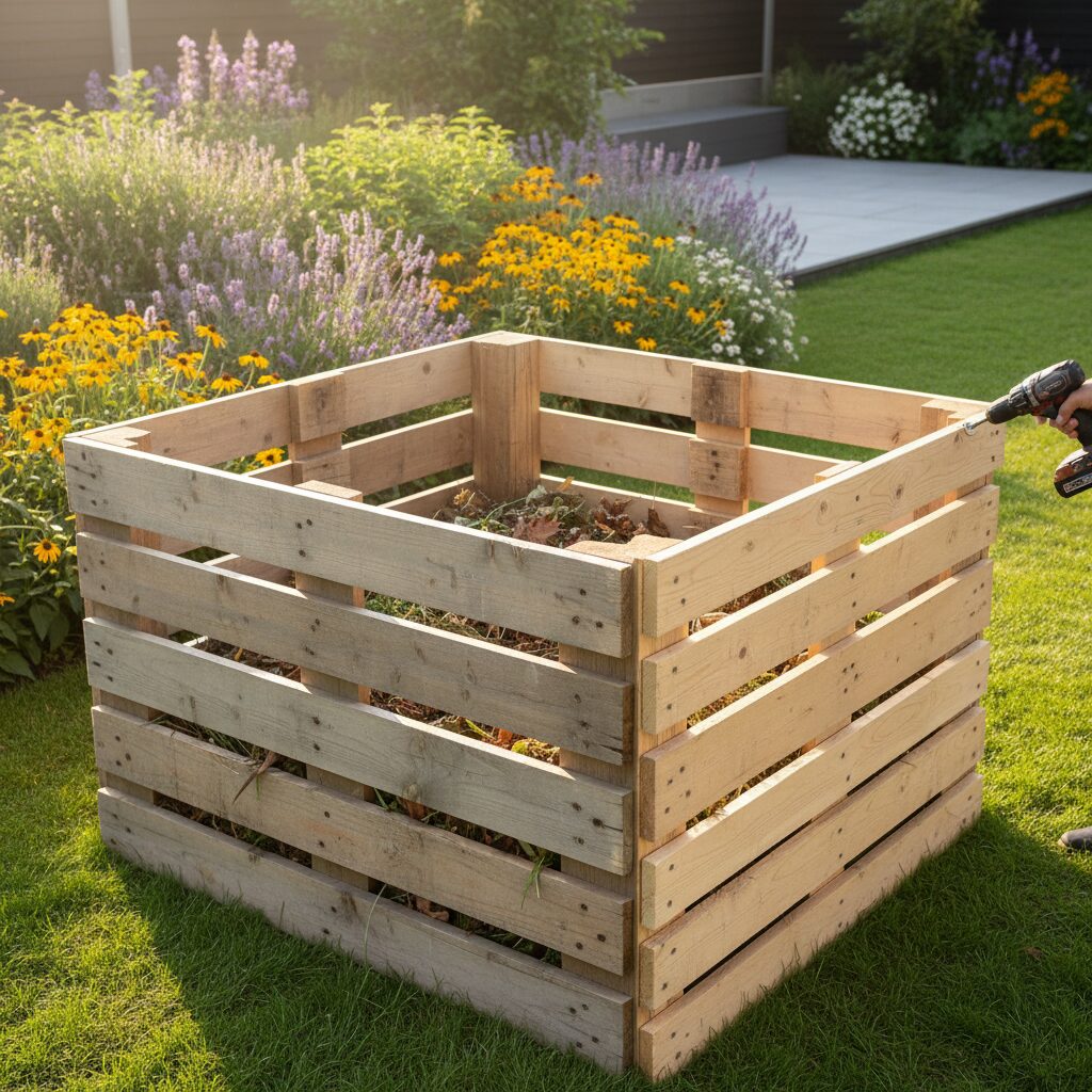 Jak zbudować kompostownik z palet krok po kroku? Poradnik