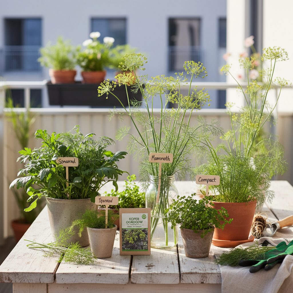 Koper odmiany — jaki wybrać do ogrodu i na balkon?