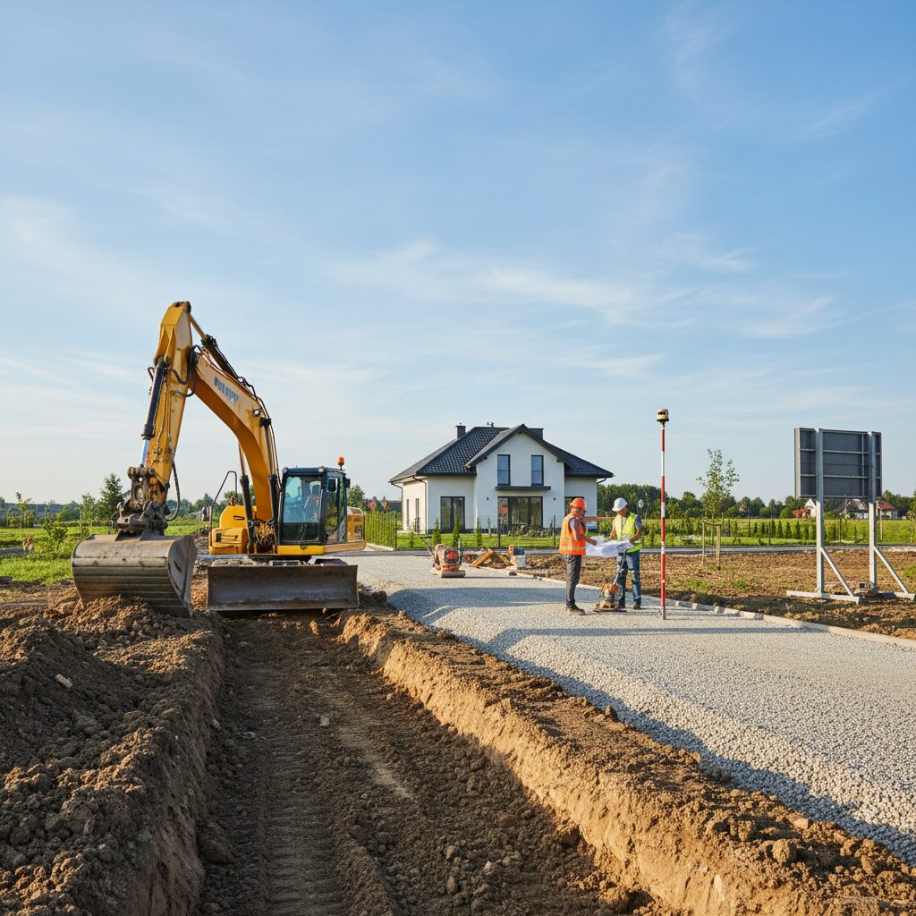 Korytowanie drogi cena za m2 – ile kosztuje przygotowanie gruntu?