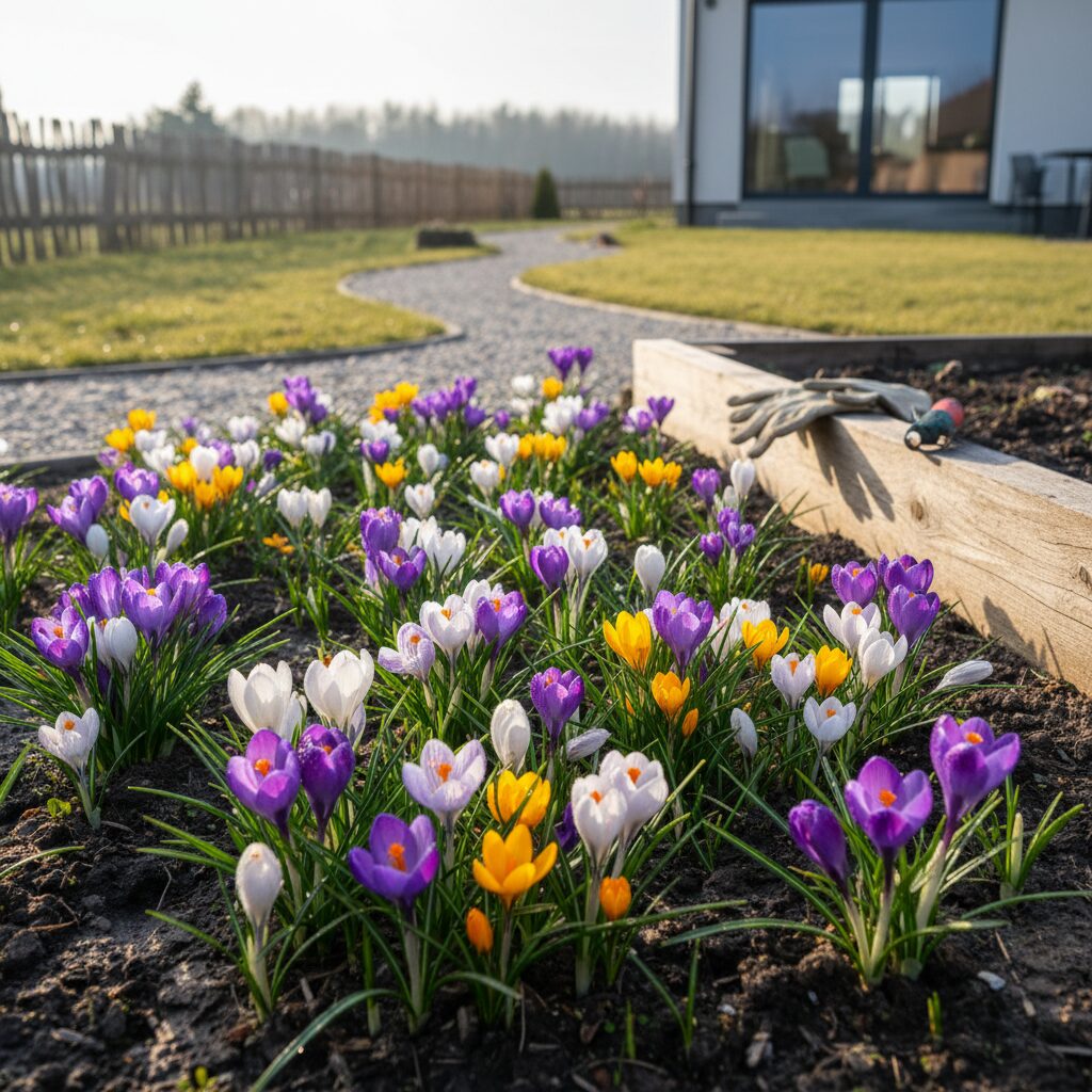Krokusy w ogrodzie — jak sadzić i pielęgnować te kwiaty?