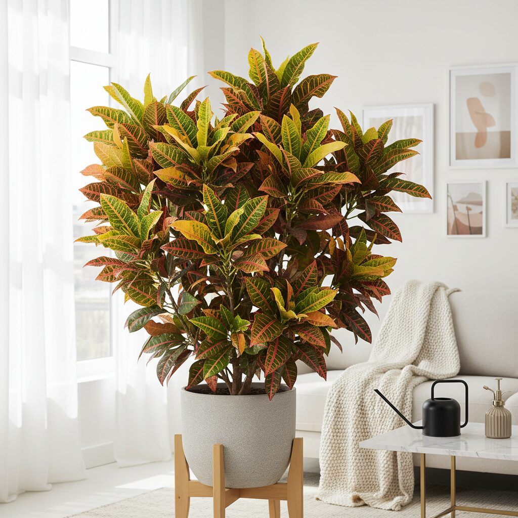 Kroton Petra — jak dbać o tę barwną roślinę w domu?