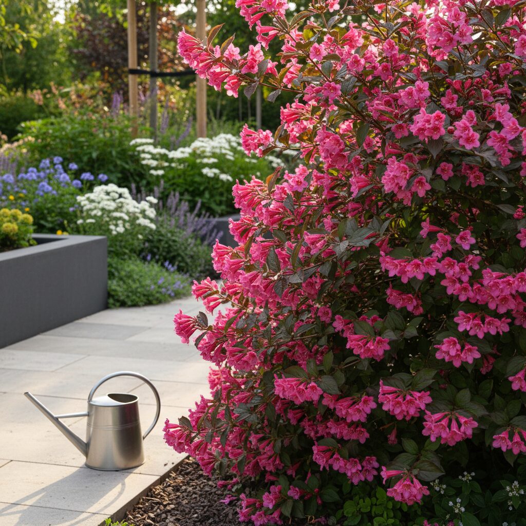 Krzewuszka cudowna — jak uprawiać ten efektowny krzew w ogrodzie?