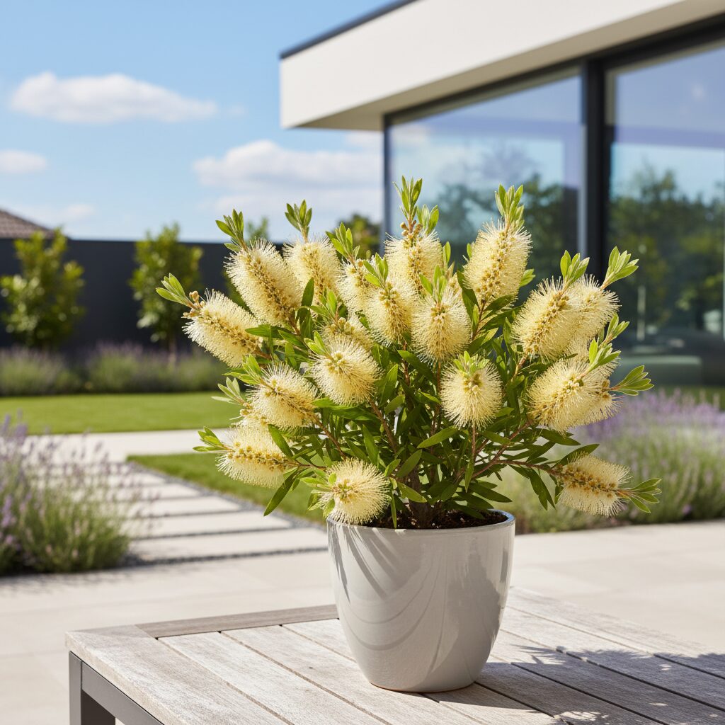 Kuflik cytrynowy — uprawa, pielęgnacja i zimowanie callistemon