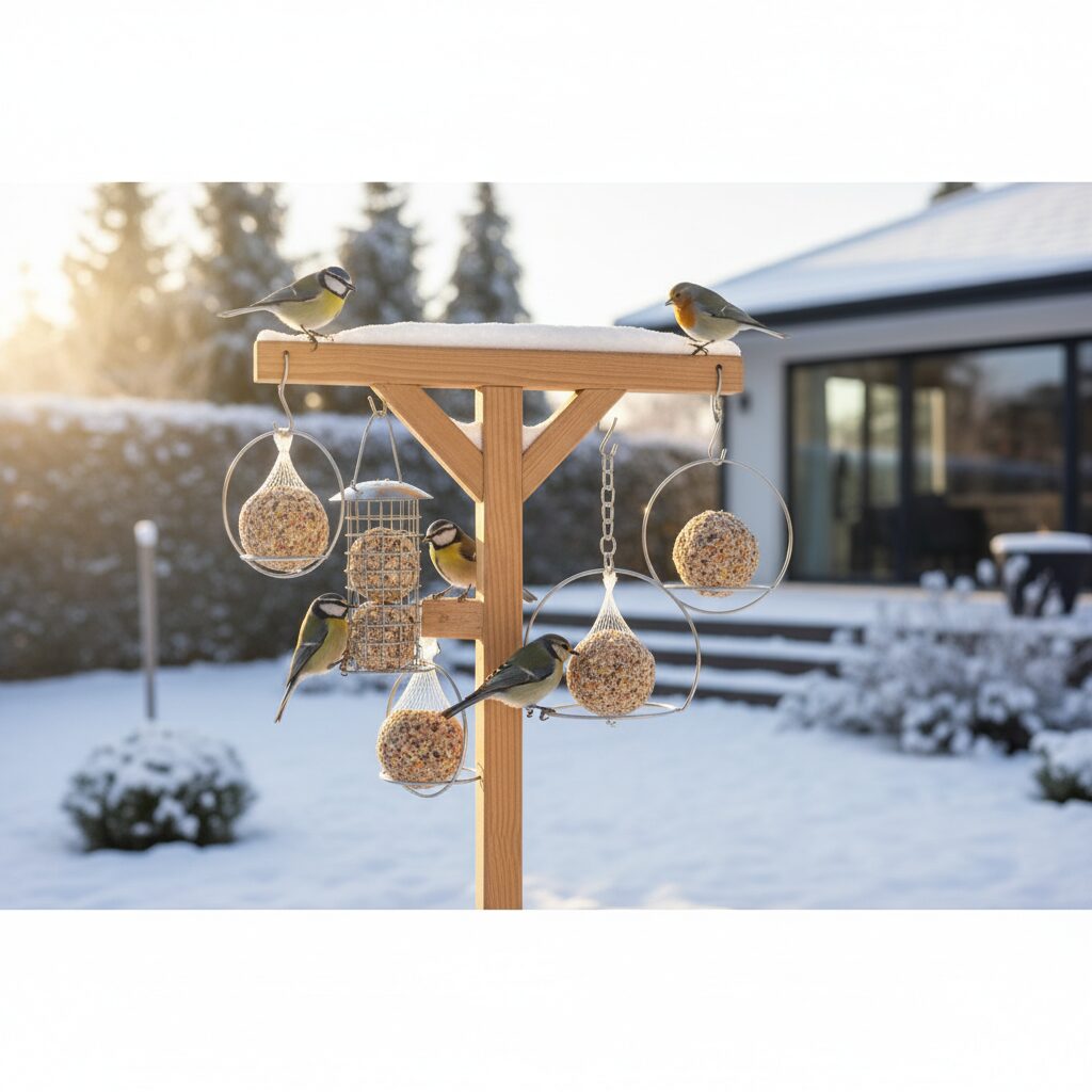 Kule tłuszczowe dla ptaków — jak mądrze dokarmiać zimą?