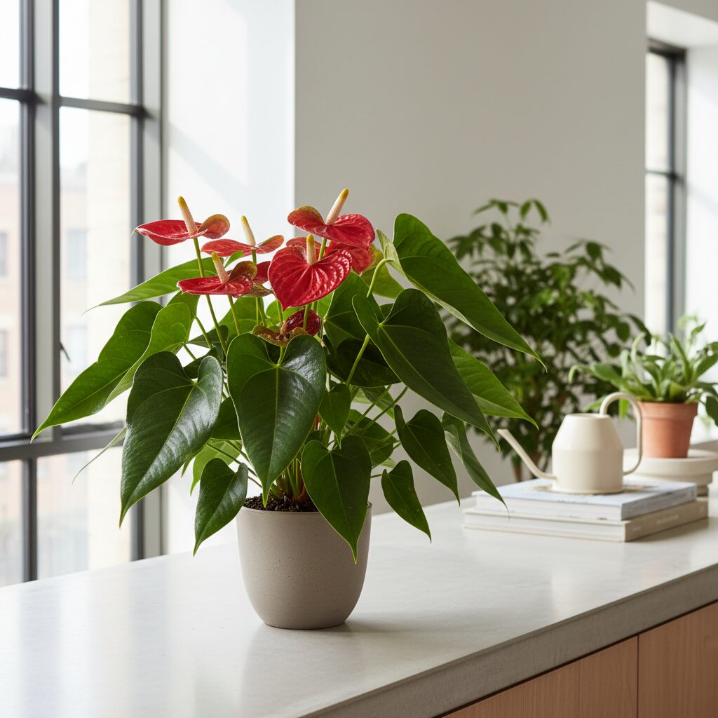 Kwiat anturium — jak dbać o tę egzotyczną roślinę w domu?