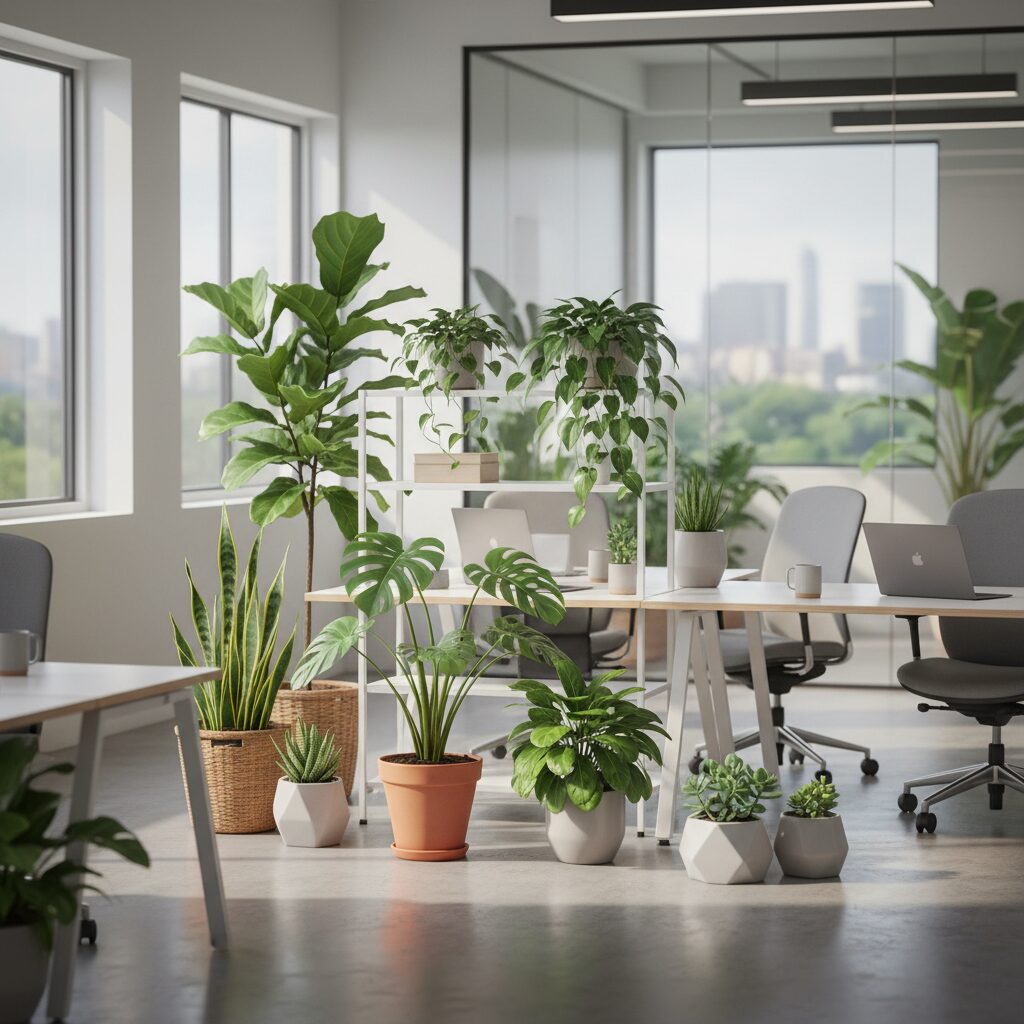 Jakie kwiaty do biura wybrać? Najlepsze rośliny do pracy