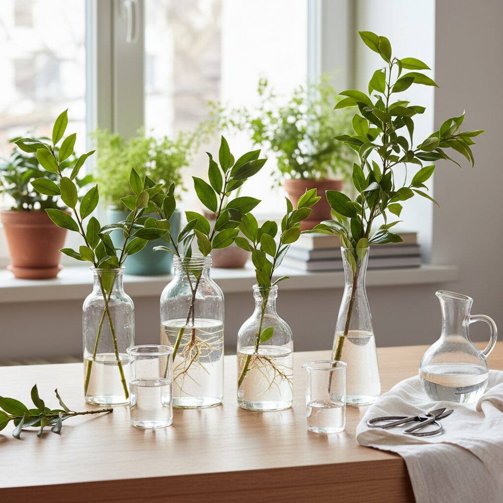 Laurowiśnia ukorzenianie w wodzie — kompletny poradnik