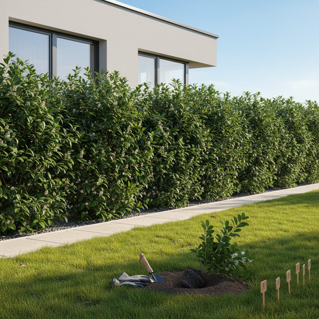 Laurowiśnia żywopłot — jak sadzić, pielęgnować i którą odmianę wybrać?