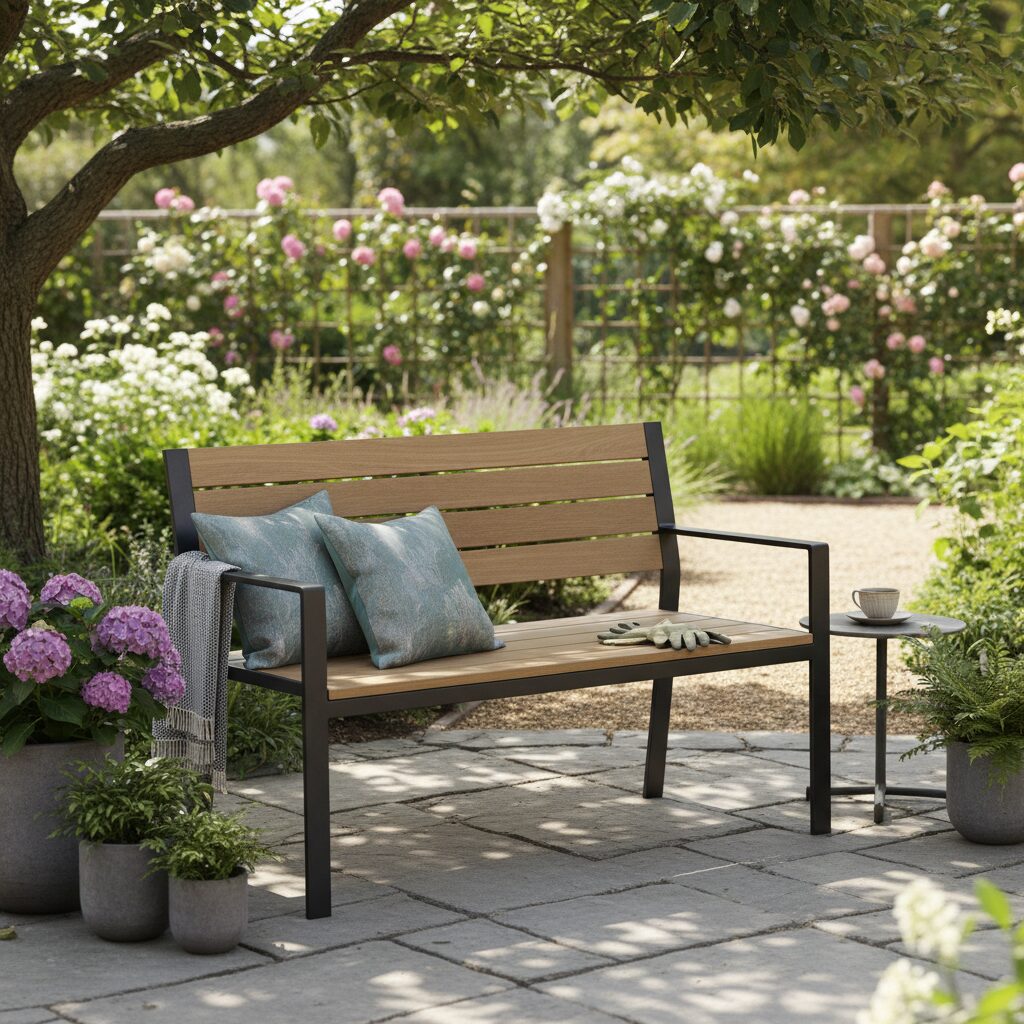 Ławka ogrodowa metalowa — jak wybrać model na lata?