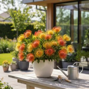 Leucospermum — jak uprawiać i pielęgnować ten egzotyczny kwiat?