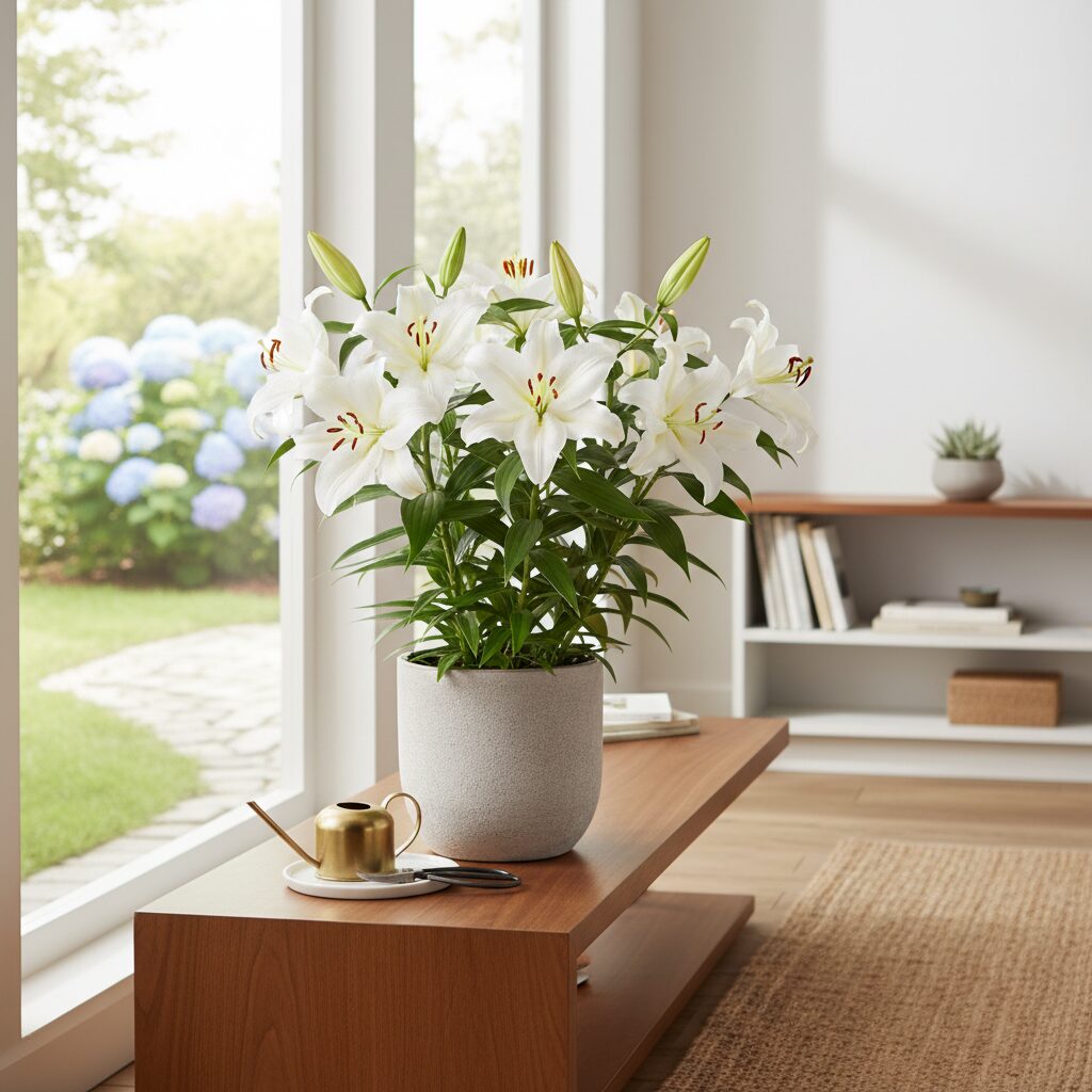 Lilia w doniczce — jak uprawiać i dbać o te kwiaty w domu?