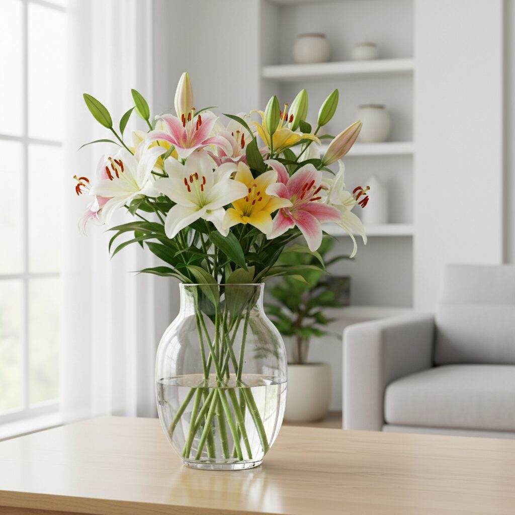 Jak dbać o lilie w wazonie, aby cieszyły oko przez 10 dni?